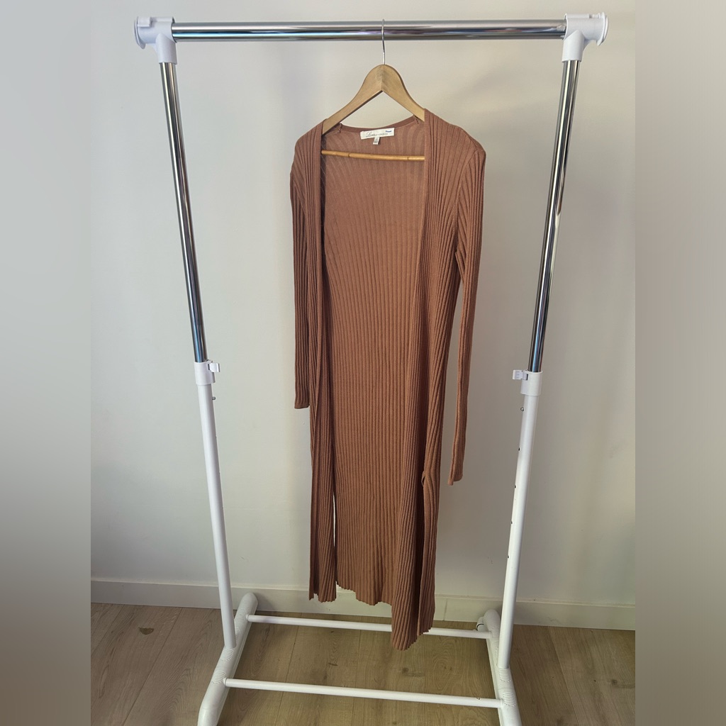 Lovers & Friends Brown Slit Long Cardigan Size Xs